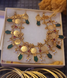 Traditional Kerala Nagapada & Kasu Mala Style Gold-Plated Choker Necklace Set